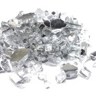 Clear Reflective 1 2  Premium Silver Reflective Fire Glass Fireplace   Fire Pit