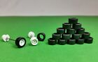    16 Small Front Silicone Tires    For Tyco 440 Magnum 440x2 Ho Slot Car Parts