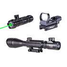 Pinty 4-12x50 Rangefinder Reticle Rifle Scope Green Laser   Dot Sight Tactical