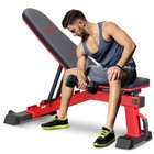 Adjustable Weight Dumbbell Bench Incline Decline  Workout Exercise 1000lbs
