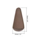 3pcs 2 9 x1 5  Pu Leather Scissors Sheath Scissor Cover Protector  Dark Brown