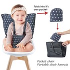 Baby Portable High Chair Safety Seat Harness - Easy Booster For Travel  Camping