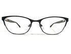 Karen Millen Km3001 003 Eyeglasses Frames Black Brown Cat Eye Full Rim 53-18-135