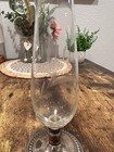Vintage Sterling Silver Etched Glass Bud Vase By Empire Weighted Base 11  498