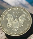 2019-s Proof  1 American Silver Eagle   1 Oz Silver Coin  Circulated Condition  