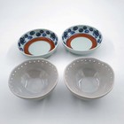 Arita Bowls Japan Set Of 2 Porcelain Blue White 4 5 