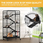 52  Large Space Ferret Pet Cat Small Chinchilla Pig Animal Rabbit Cage W  Wheels