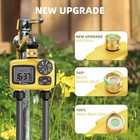 Sprinkler Timer Brass Swivel Water Timer For Garden Hose 2 Zone Programmable Usa