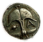 4th Century Bc Silver Thrace Apollonia Pontica Drachm Gorgon Head Anacs Vf 35