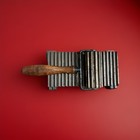 19th C  3 Pc  Fluting Crimping Iron By American Machine Co  Philadelphia 