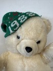 Vintage Kmart White Our Christmas Teddy Bear Dan Dee Stuffed Animal Plush 1988