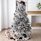 29 Pcs Western Cowboy Christmas Tree Decor Set  Including 24 Pcs Cowhide Printed