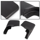 4pc Mud Flaps Ford F150 04-14 W factory Wheel Lip Moldings 6l3z-16a550-ba
