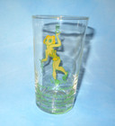 Vintage 1950-60s Zodiac Cartoon Series Virgo Drinking Glass