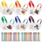 54 Pcs Halloween Coloring Goodie Bags With 60 Pcs Colorful Halloween Theme