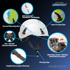 Ansi Work At Height Rescue Helmet Climbing Hard Hat With Ipx4 Headlamp Jorestech