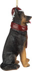 German Shepherd Holiday Dog Christmas Tree Ornament Xmas Decorations  3 Inch  Fu