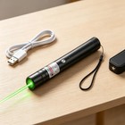 Green Laser Pointer Pen Light Beam Visible Rechargeable Lazer Pointer Long Range