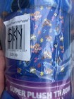 Paw Patrol Puppy Dogs Silky Soft Plush Throw Blanket  46  X 60  Blue
