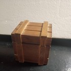 Vintage Mid Century Wooden Table Coasters Set Of 8 In Case  