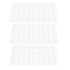 3 Pcs Building Bricks Accessories Silicone Mini Mold Toys Miniature Molds