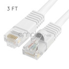 3ft Cat5e Cable Ethernet Lan Network Cat5 Rj45 Patch Cord Internet White New