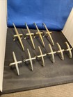 Atomic Mid Century Drawer Pulls Lot Of 10