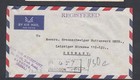 Burma 1955 Registered Airmail Cover Rangoon To Braunschweig Germany