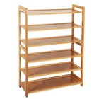 6 Tier Shoe Rack Entryway Shoe Shelf Holder Storage Organizer  110 Lbs Load