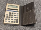 Vintage Casio Sl-300g Solar Powered Pocket Calculator With Fold Case