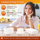 Cheese Mold With A Follower And Cheesecloth     Cheese Making Kit     Cheesemakin   