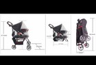 Pet Stroller Dogs Cats Foldable Lightweight Durable Size S To M Pets 360 View