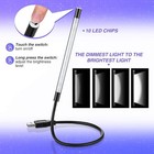 2pcs Portable Usb Touch Switch Led Light For Pc Laptop Computer Keyboard Reading