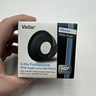 Vivitar 58mm 0 43x Professional Wide Angle Lens W macro Hd Optics Viv-58w