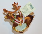 2019 Reindeer - Old World Christmas Blown Glass Ornament New 12573