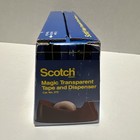 Scotch Tape Dispenser Vintage Model 272 Brown Plastic Heavy Duty 3m Usa Nos Read