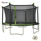 Kid14ft Round Trampoline Outdoor Backyard Heavy Duty Rust Resistant Steel Frame