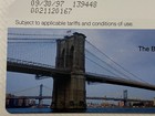 Mint 1996 Blue Back Brooklyn Bridge Metrocard Manhattan Nyc Mta Inaugural 