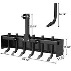 55  Width Box Blade Tractor Attachment W  6 Scarifier Shank Cate 0   Cat 1 Heavy