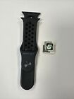 Apple Watch Sport Band 44mm 42 45  Nike Genuine Oem Original Black M l Free Ship