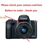Camera Case Screen Protector Uv Filter Ew53 Lens Hood Cap For Canon Eos M50 Ii
