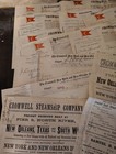 Cromwell Steamship Company Paper Work  Late 1800s