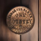 Civil War Token  Cwt  F-630l-17a  Broas Pie Baker  New York  Ny  Cleaned