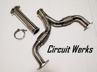 Mid Y-pipe Circuit Werks 03-09 350z Z33 Exhaust Flex 350 Z 33 True 2 5  To 3 