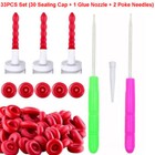 33pc Cap Caulk-caulk Sealer Saver Open Caulking Tube For Sealing And Preserving