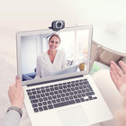 Hd Laptop Webcam C615 With Fold-and-go Design  360-degree Swivel  1080
