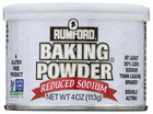 Reduced Sodium Baking Powder  4 Ounce