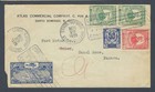 1929 Dominican Republic Airmail Cover Santo Domingo To Ford Motor Co Canal Zone