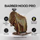 Professional Barber Cape - Hair Cutting Cape With Adjustable Neck Closure  Salon