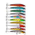10pcs set Fishing Lures Unique Baits Tackle Crank Crankbaits Hooks Minnow New